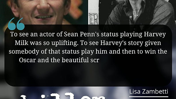Sean Penn's status playing  Harvey Milk